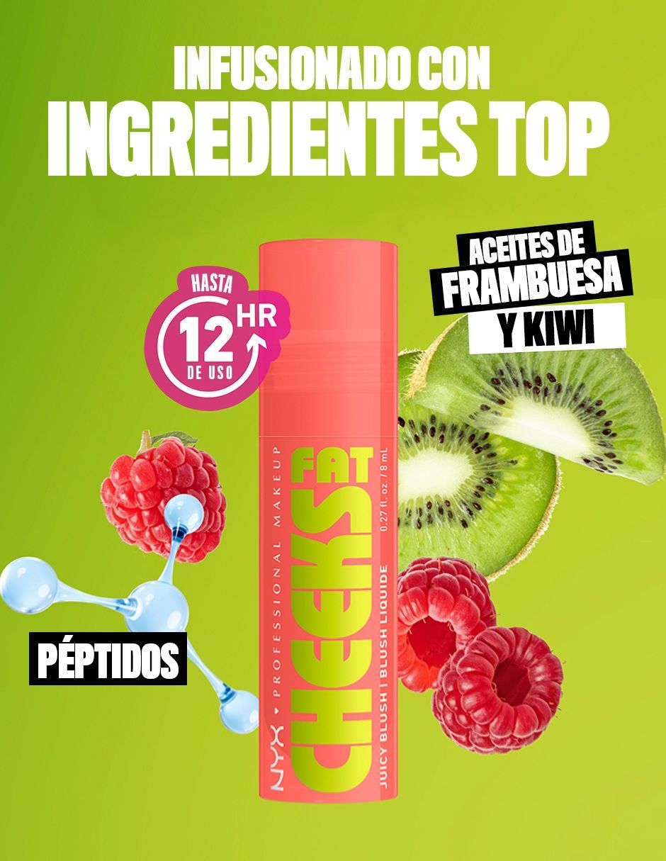 Rubor Líquido de Nyx Professional,SALMÓN