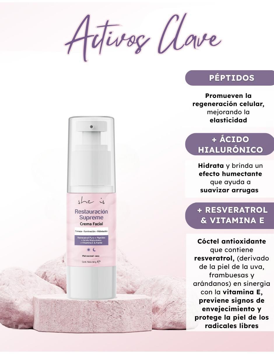 Crema facial recomendada para prevenir signos de la edad de día y noche para todo tipo piel 4