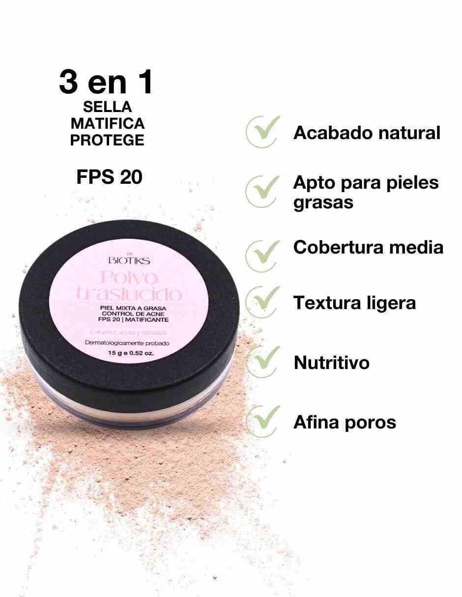 Polvo "traslúcido" biotiks sin familia