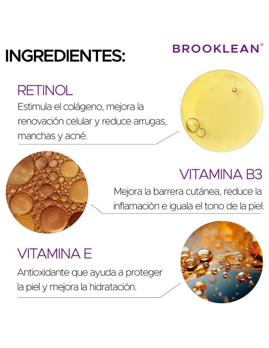 Sérum facialRetinol Regenerador Anti Arrugas de todo tipo piel 4