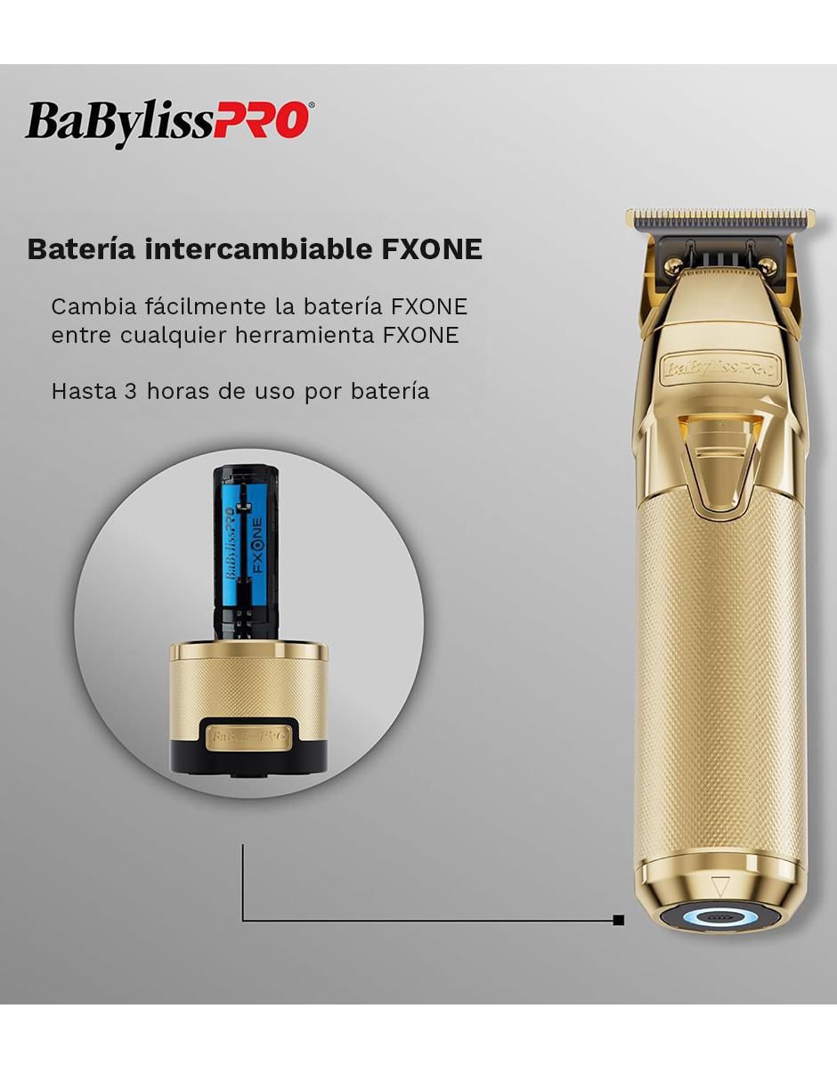 Recortadora para cabello, barba y cuerpo FX One Gold 6