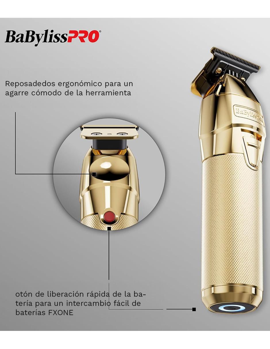 Recortadora para cabello, barba y cuerpo FX One Gold 7