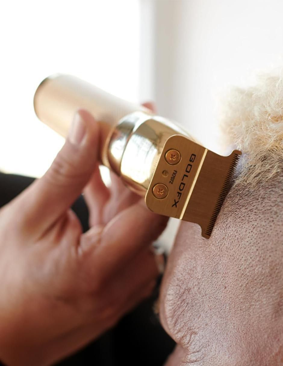Recortadora para cabello, barba y cuerpo FX One Gold 9