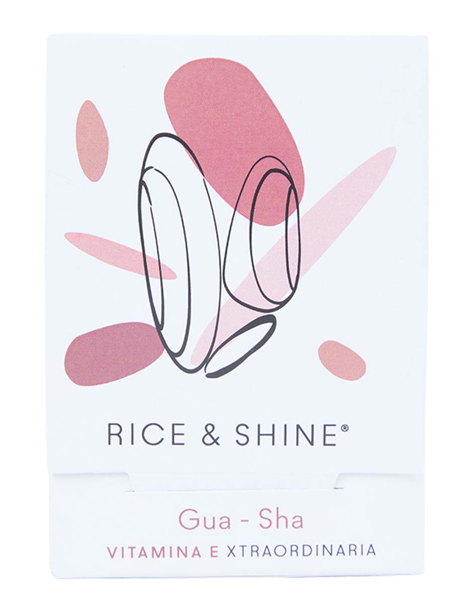 Tratamiento facial Gua-Sha Rose Gold reafirmante antiedad Vitamina E Xtraordinaria