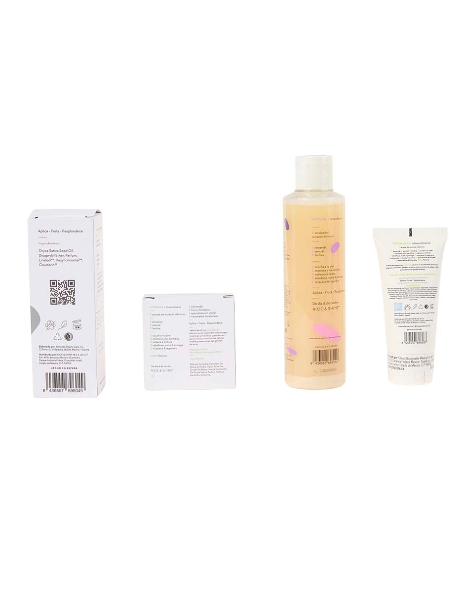 Kit tratamiento facial y corporal Revitalizante reafirmante antiedad 3