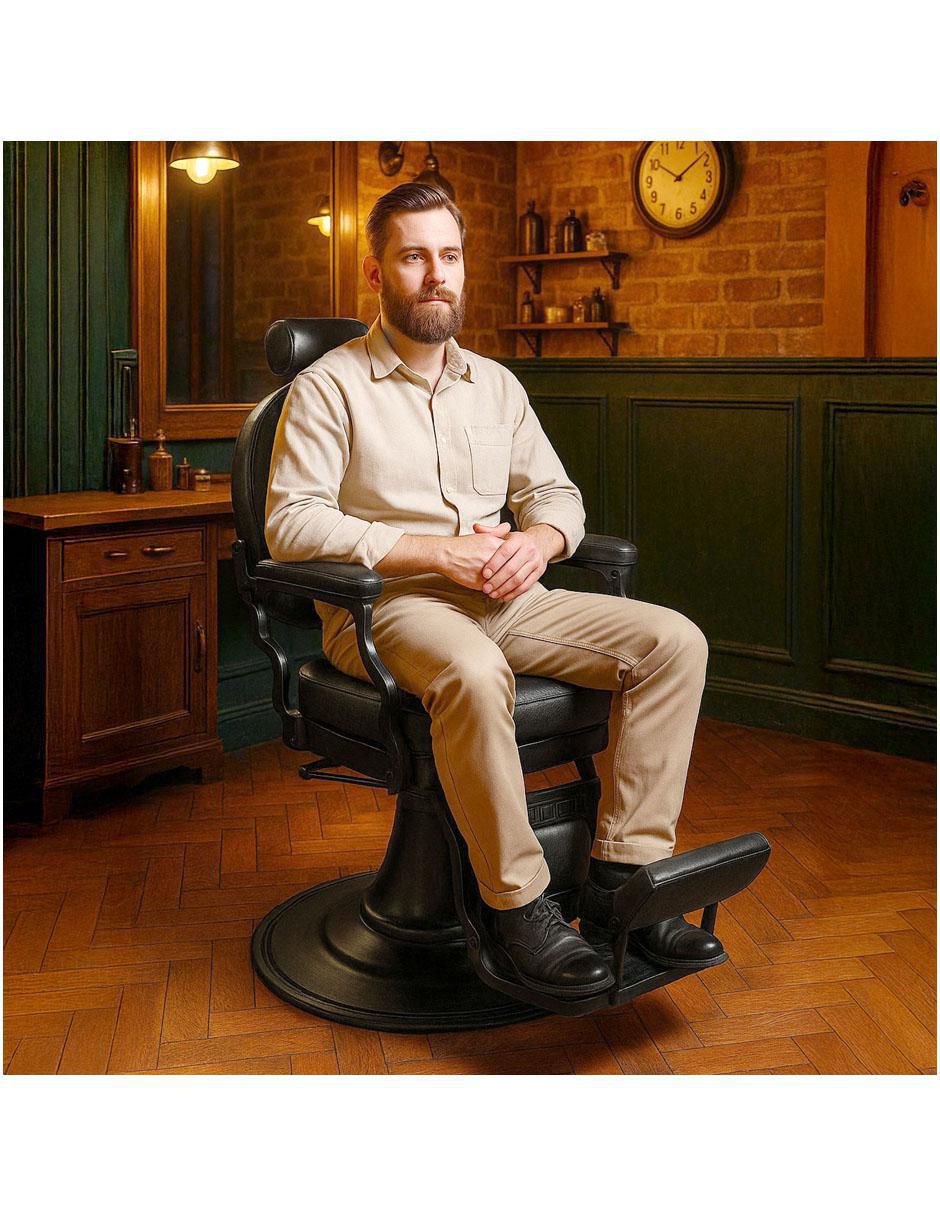 Sillón para barbería adulto 6