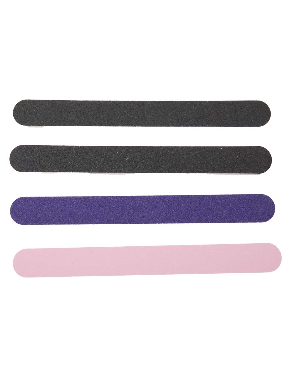 Set lima manual para uñas 2 caras 3