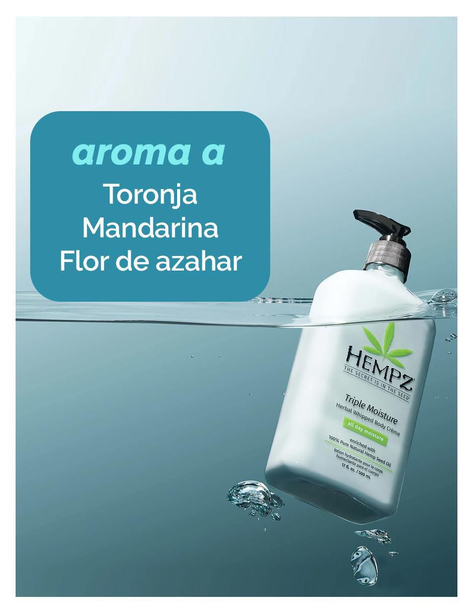 Crema para cuerpo y manos recomendada para hidratar día y noche Hempz para todo tipo piel 2