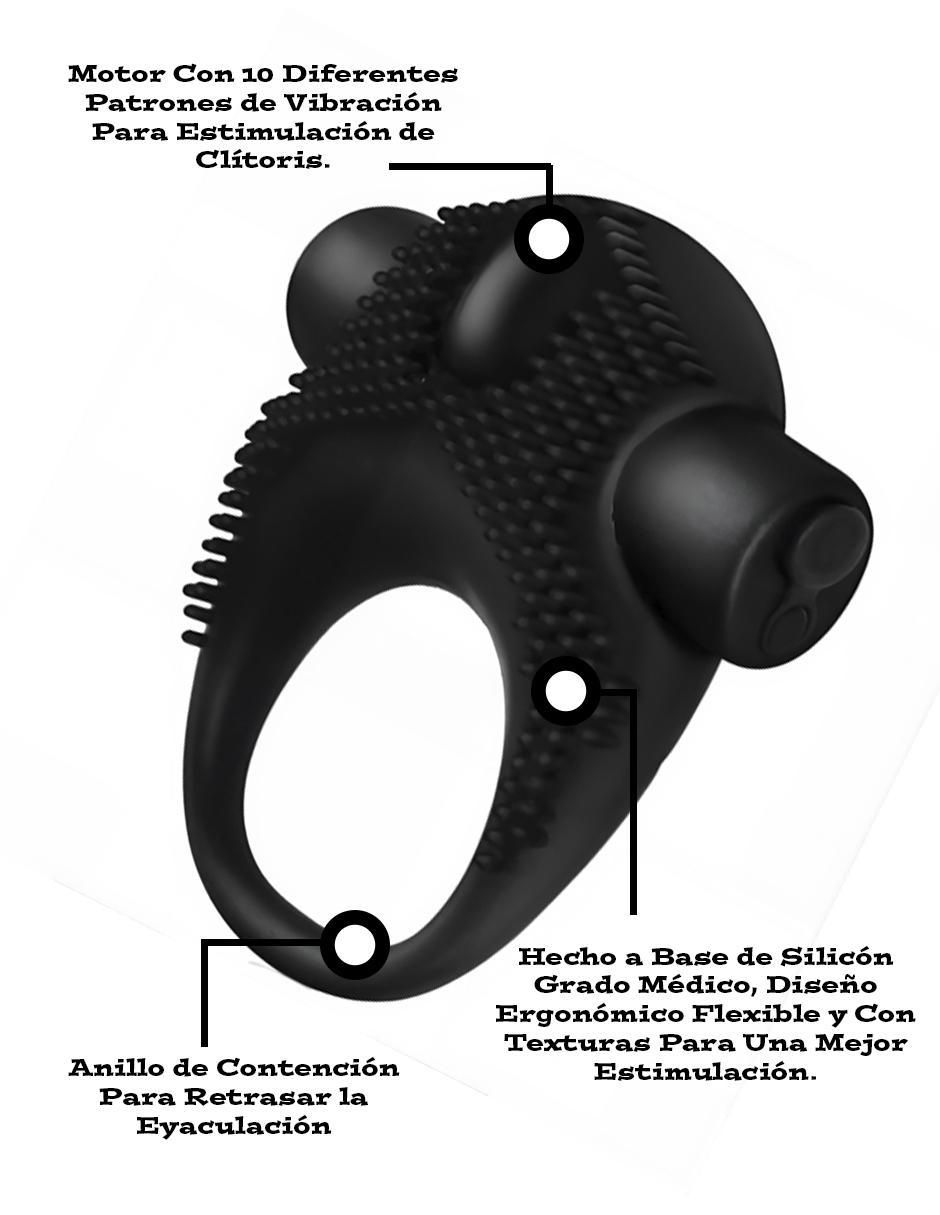 Anillo vibrador para clítoris Toby 3