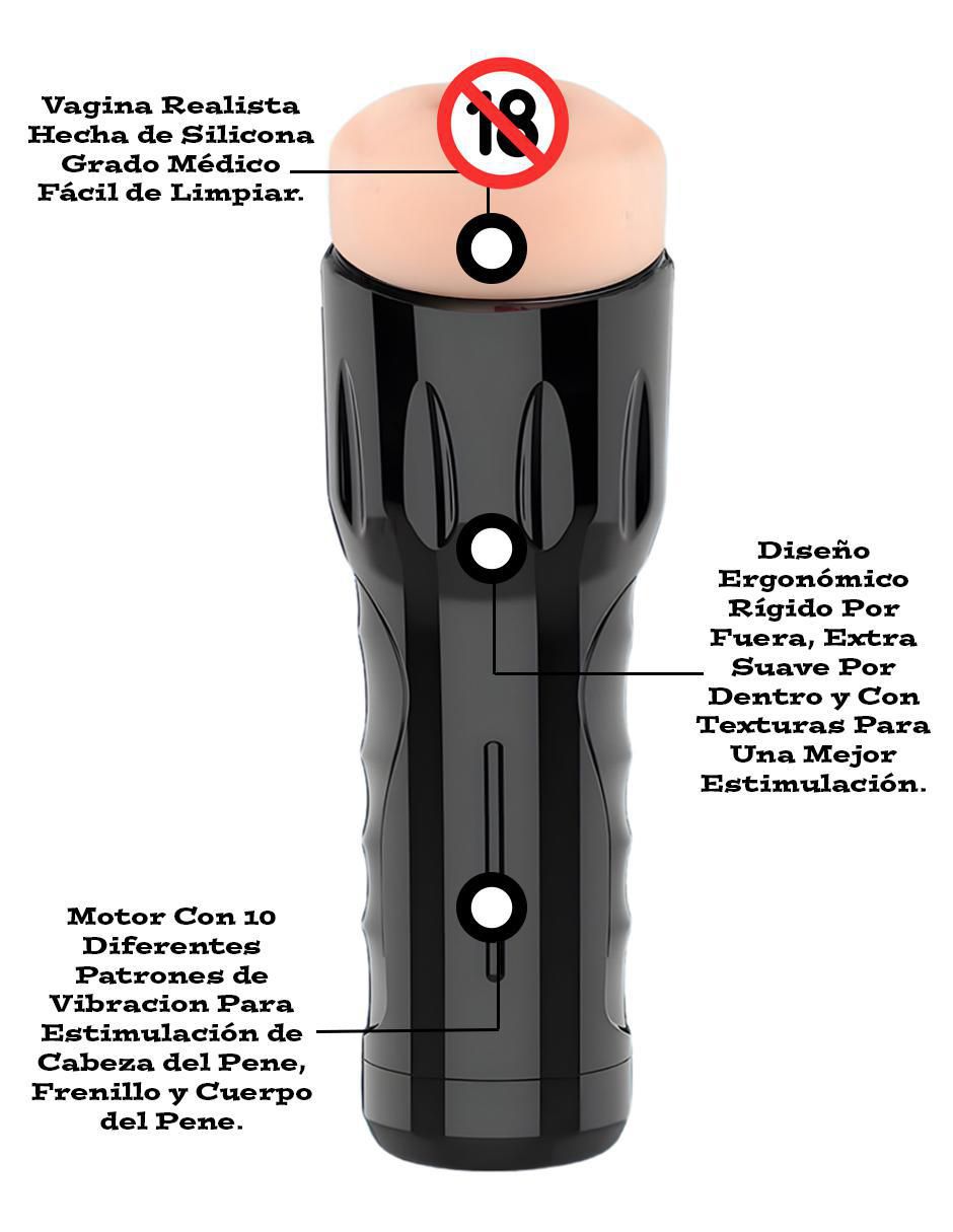 Masturbador masculino Crystal 3