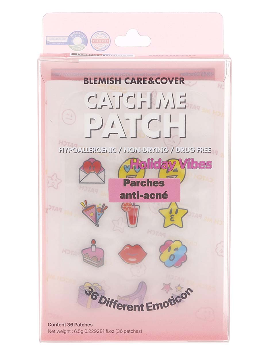 Parches para acné Emoticon Holiday Vibes 2