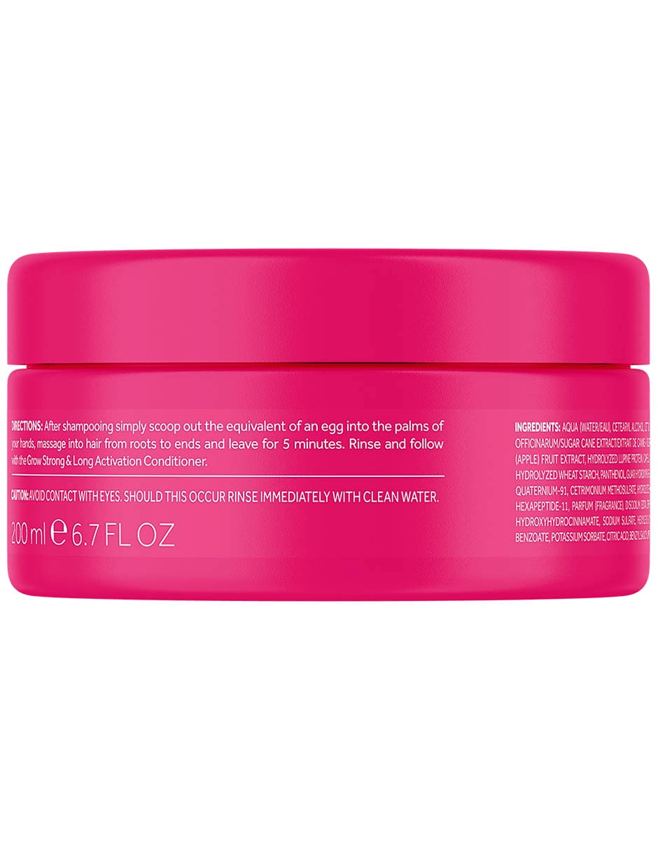 Mascarilla para cabello Grow Strong & Long para fortalecimiento 200 ml 2