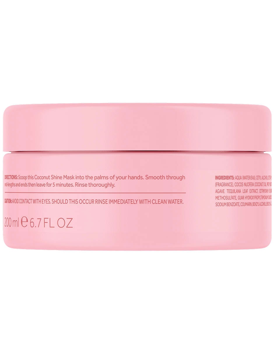 Mascarilla para cabello Coconut Shine Mask para antifrizz 200 ml 2