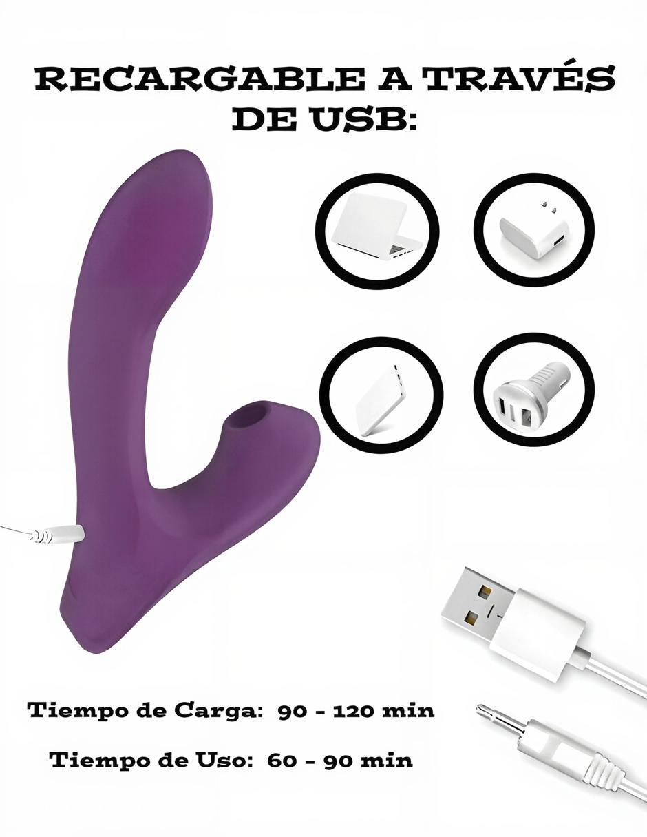 Succionador para clítoris y punto g Saja 4
