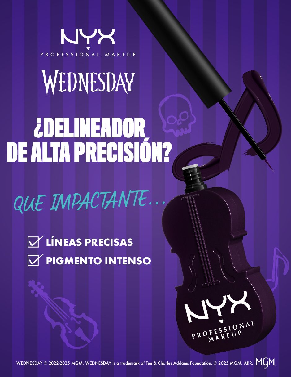 Delineador líquido para ojos mate Wednesday 6