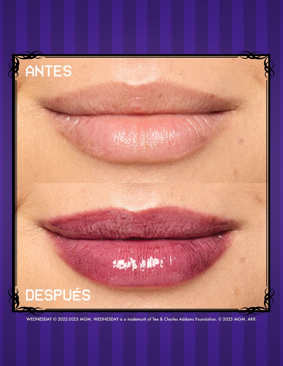 Brillo labial Wednesday brillante 5