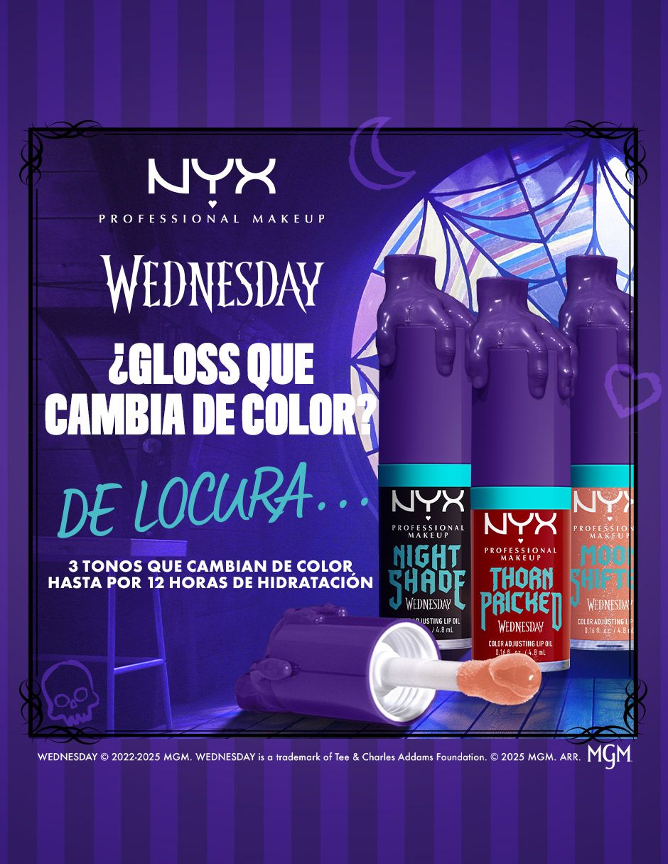 Brillo labial Wednesday brillante 7
