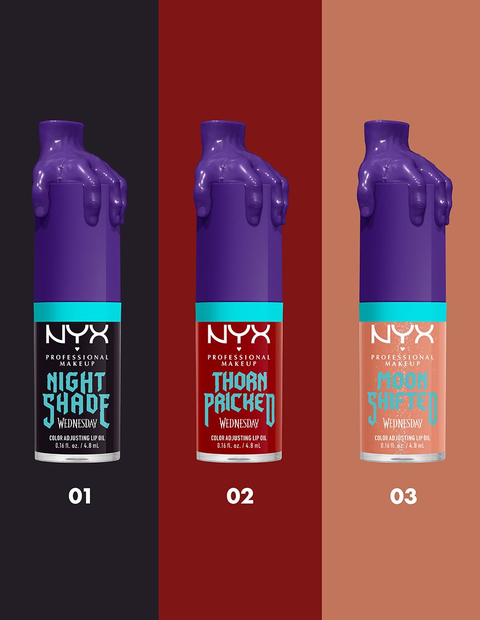 Brillo labial Wednesday brillante 8