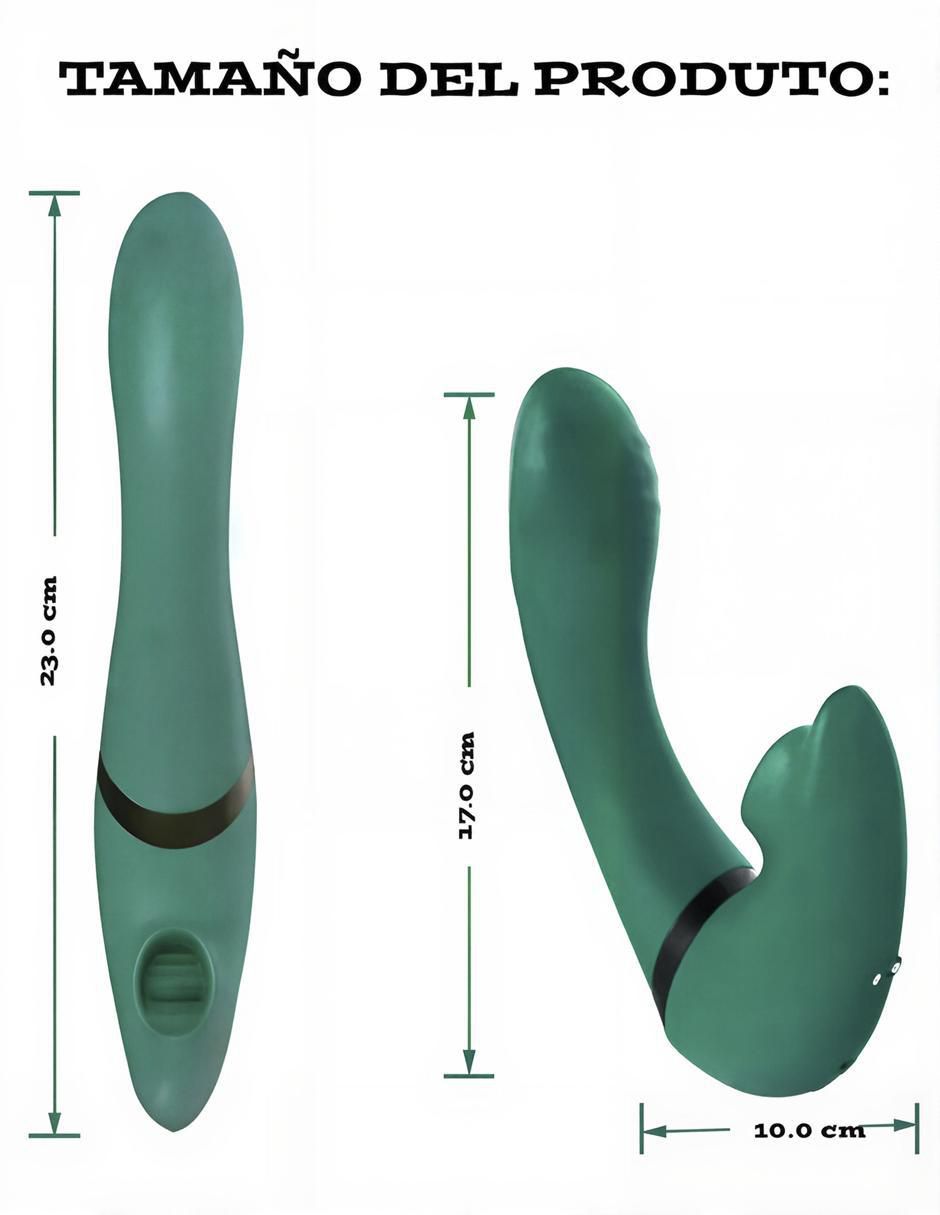 Vibrador para clítoris y punto G Ness 180° 7
