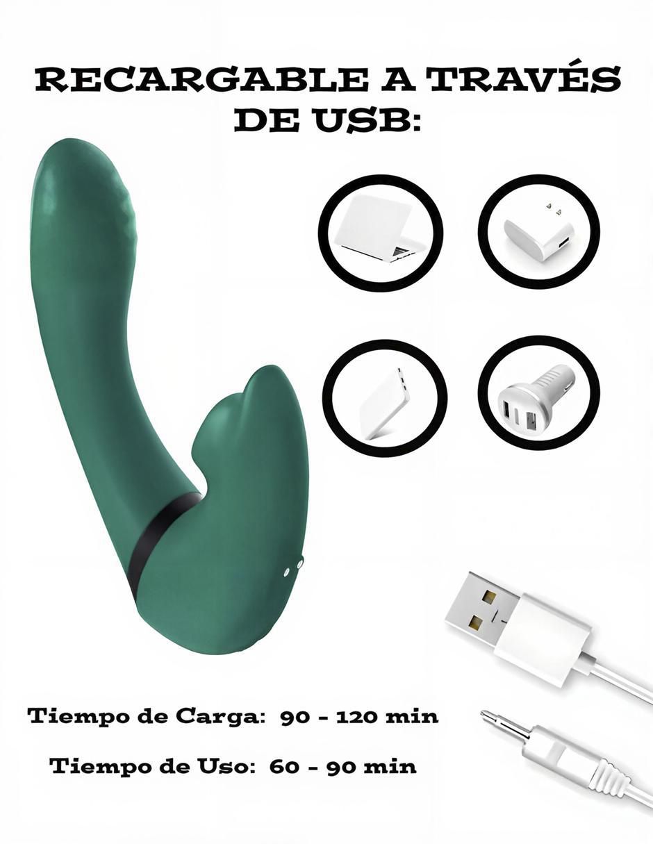 Vibrador para clítoris y punto G Ness 180° 5