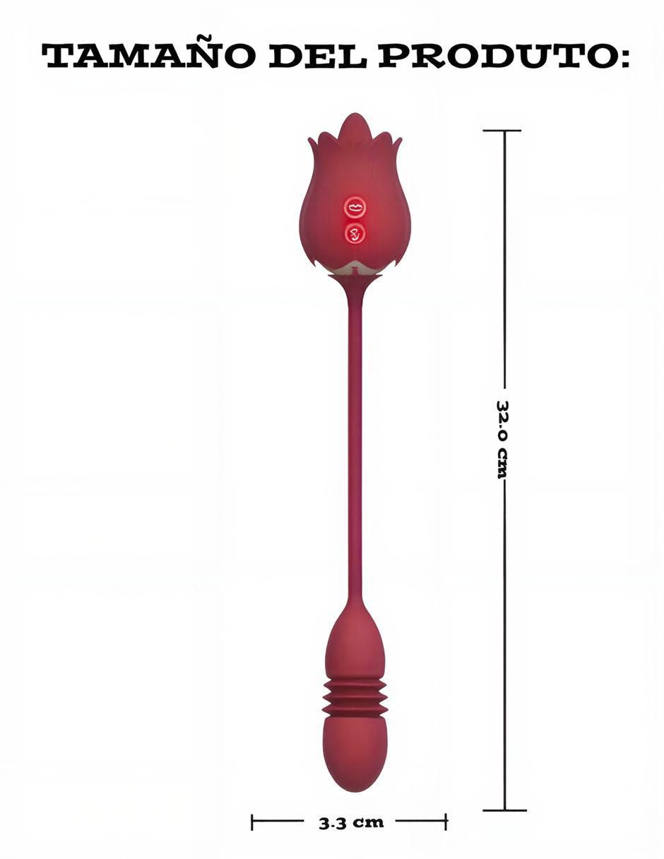 Vibrador para clítoris y punto g Azter 6