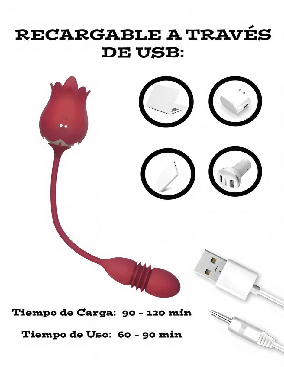 Vibrador para clítoris y punto g Azter 3