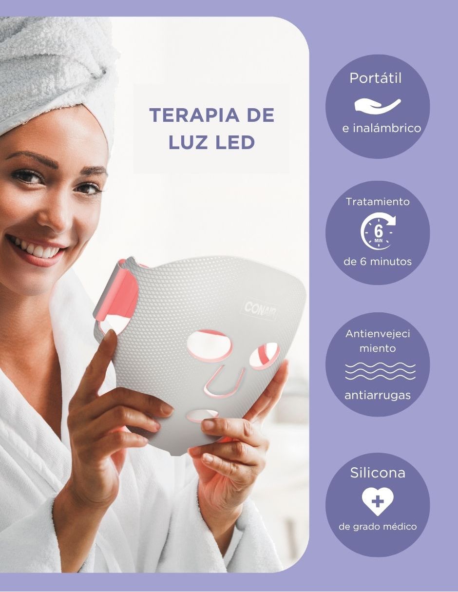 Máscara facial LED 6