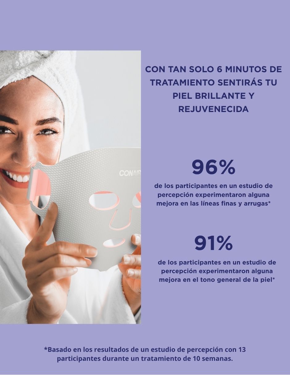 Máscara facial LED 8