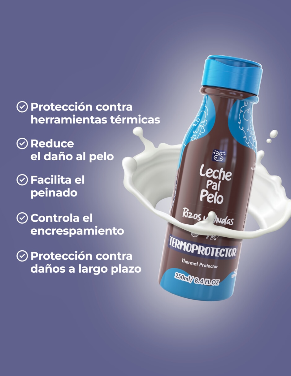 Protector de calor para cabello Rizos y ondas 250 ml 3
