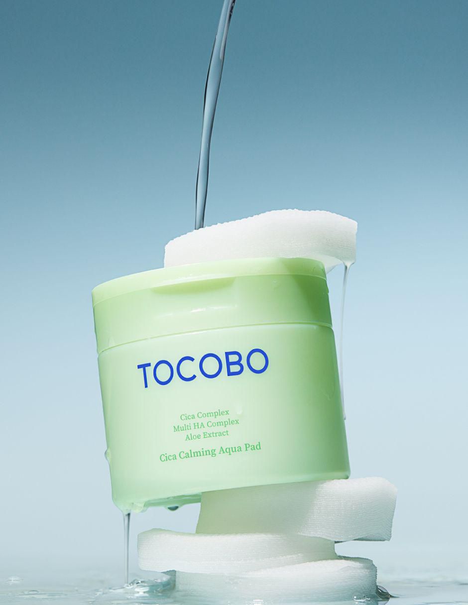 Tónico facial en pads cica calming aqua pad toner Cica complex 2