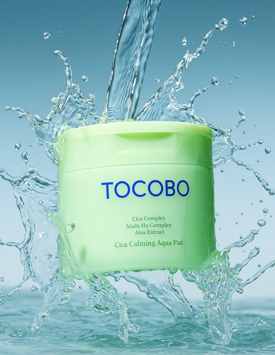 Tónico facial en pads cica calming aqua pad toner Cica complex 3