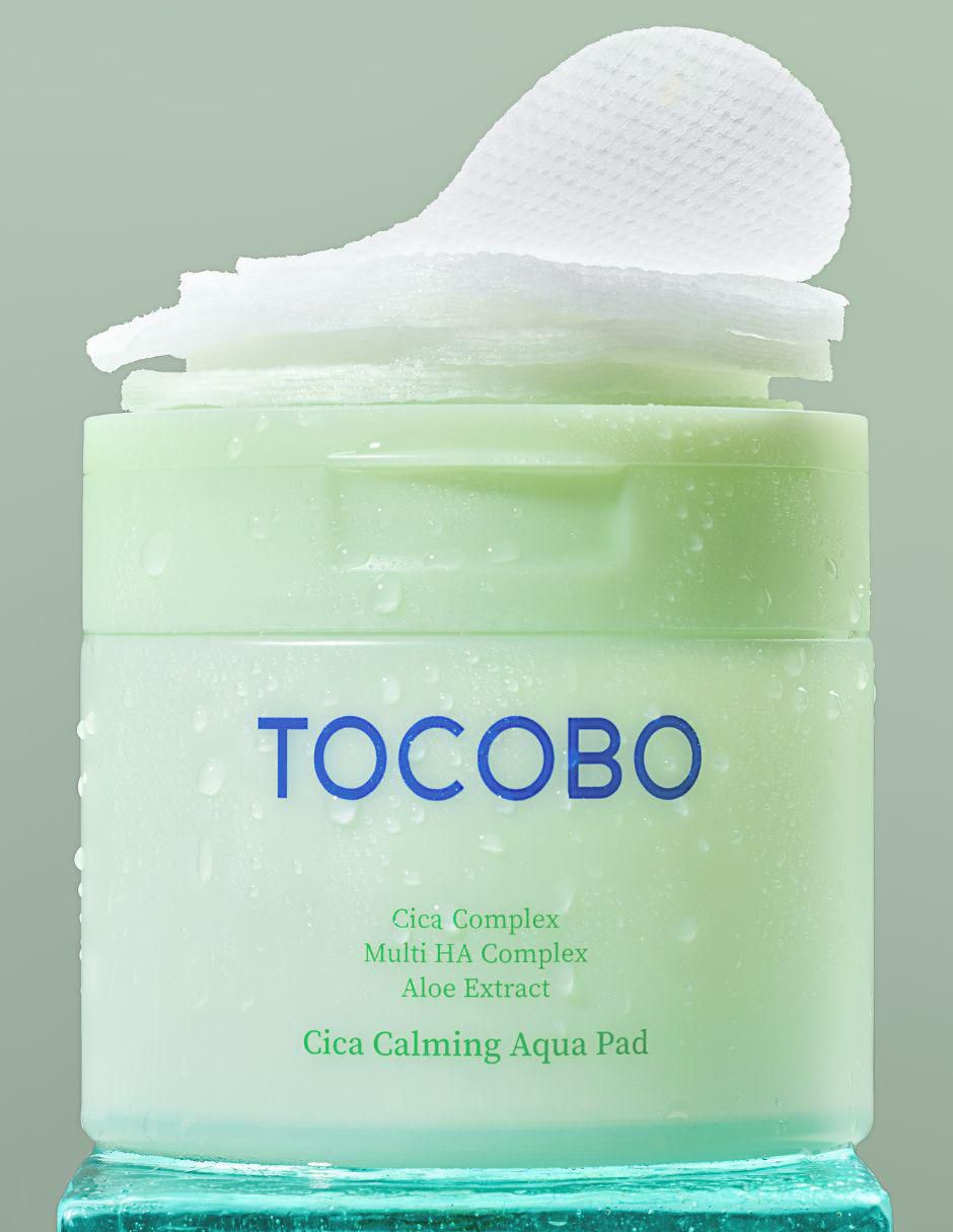 Tónico facial en pads cica calming aqua pad toner Cica complex 4