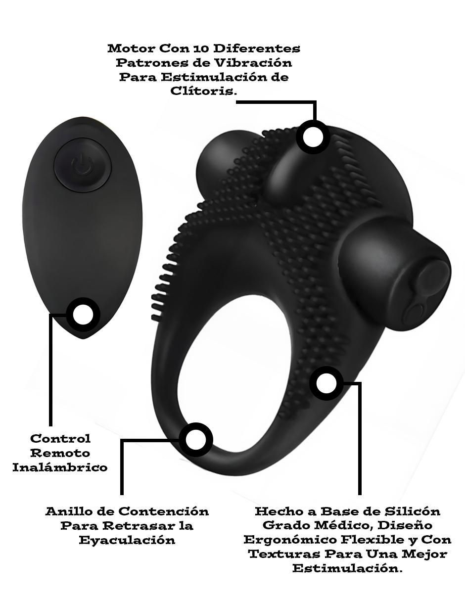 Anillo vibrador para clítoris Otto 4