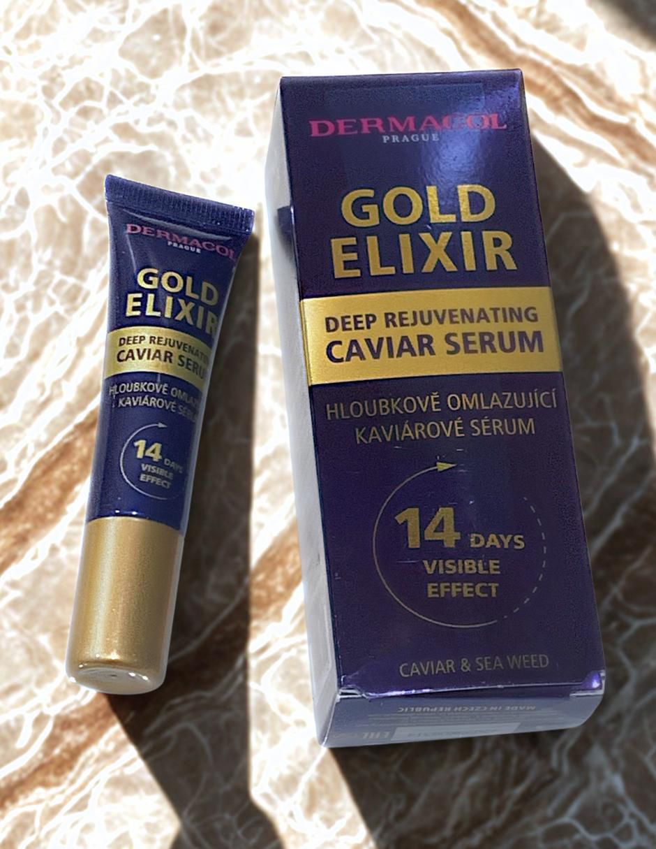 Sérum antiedad facial Deep Rejuvenating Caviar Serum Gold Elixir todo tipo piel 3