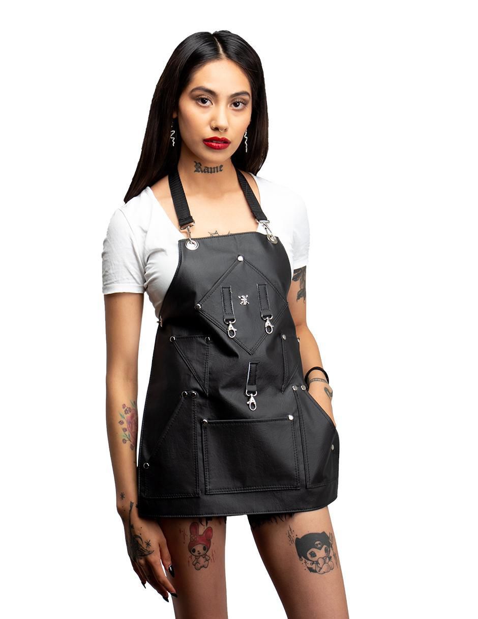 Mandil completo para barbería lady hooligan impermeable 4