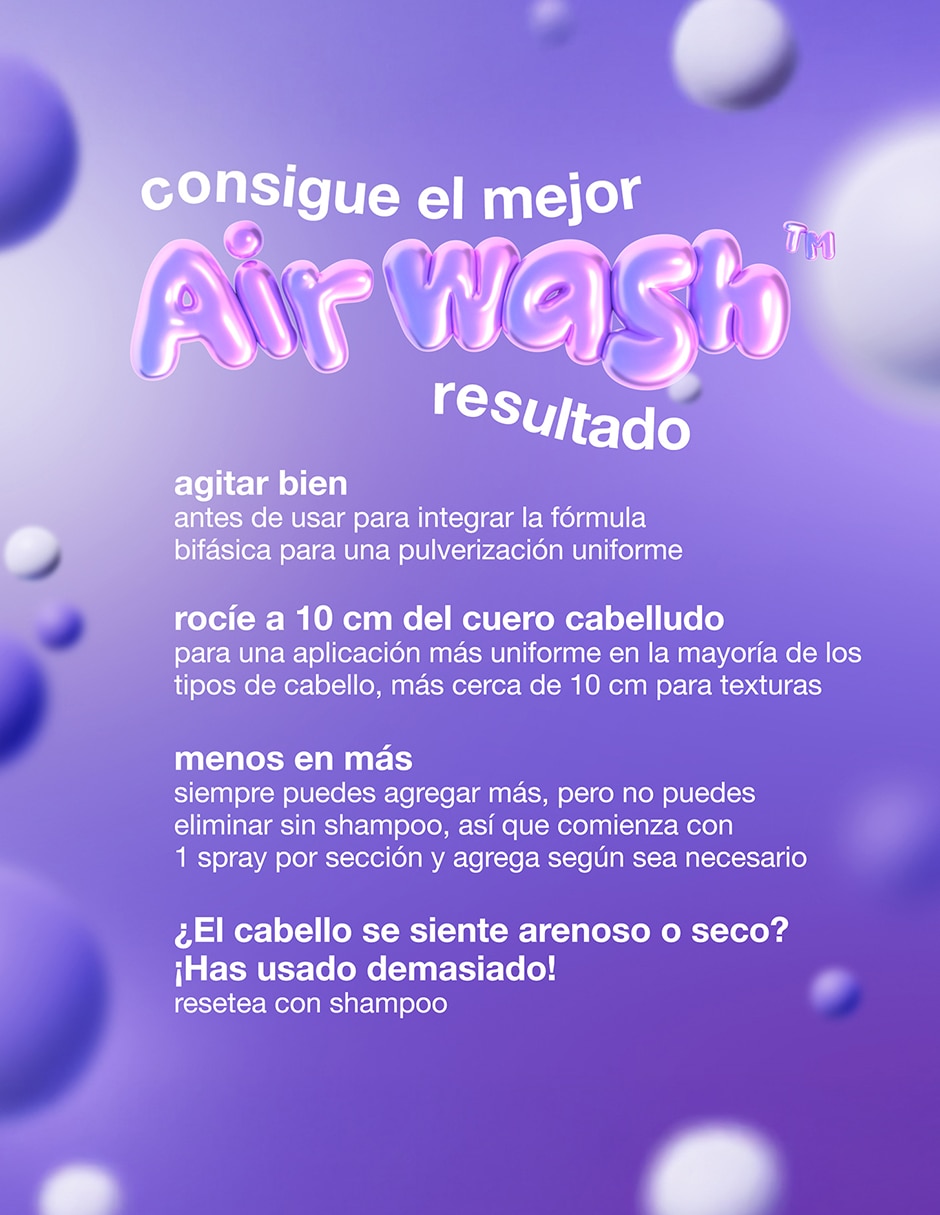 Shampoo en seco para cabello Dry Shampoo Airwash 118 ml 7
