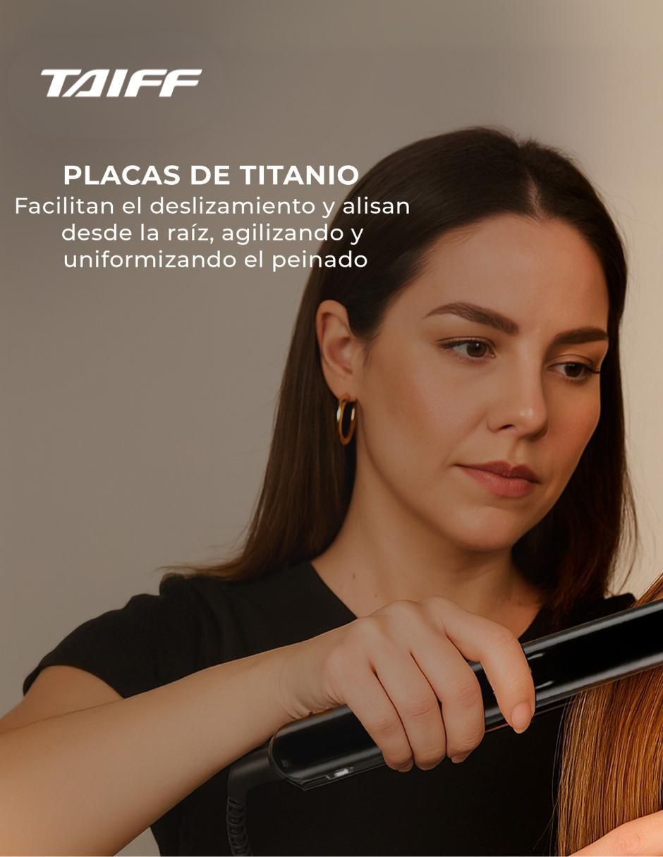 Alaciadora Professional Titanium Progress placas de titanio 4