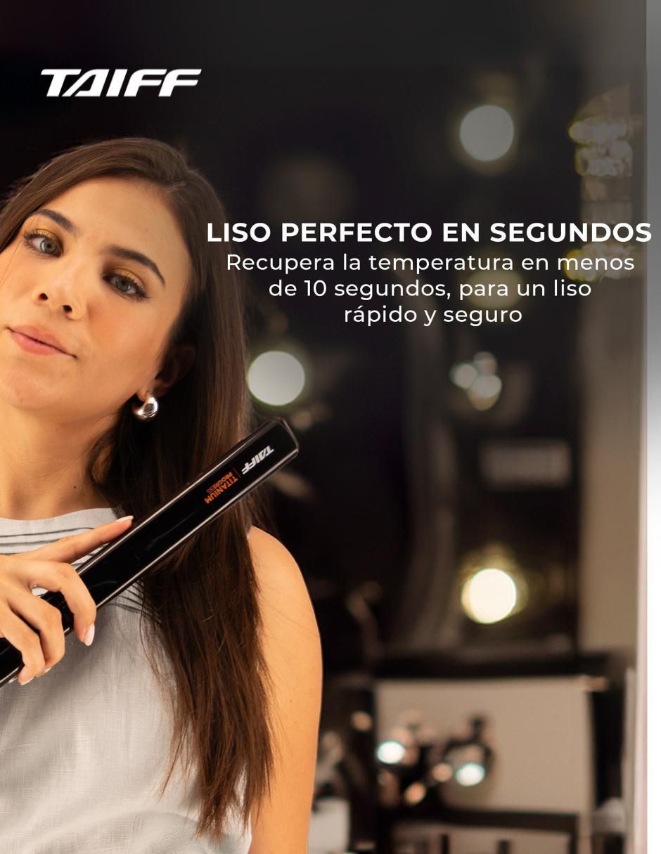Alaciadora Professional Titanium Progress placas de titanio 6