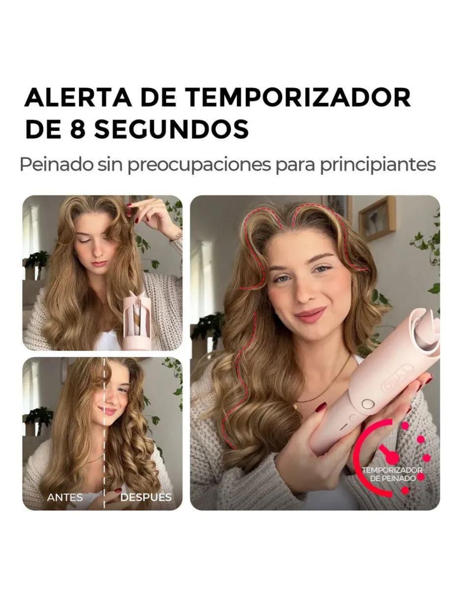 Rizadora de cabello tym-0444 múltiple de cerámica - iones 8