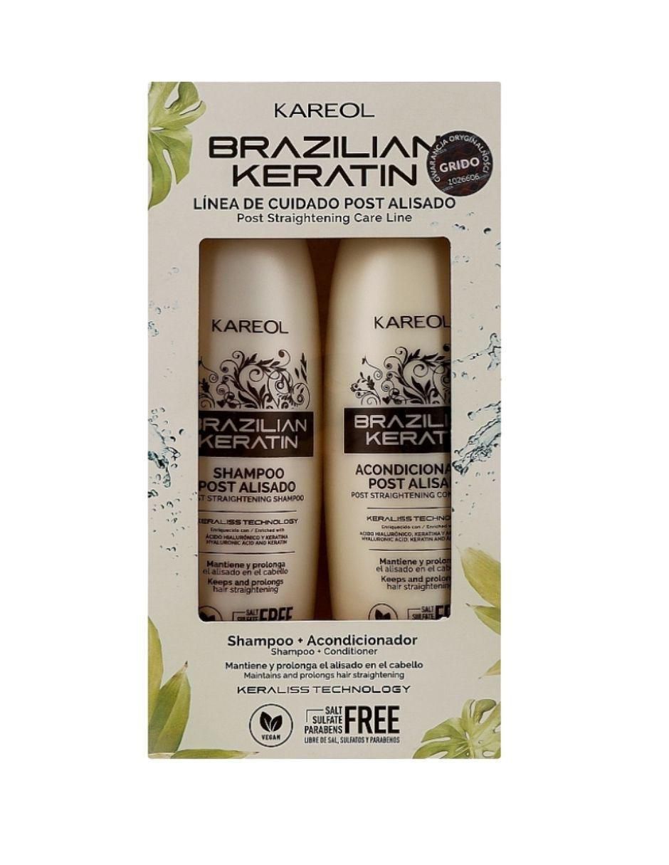 Set capilar Post Alisado Brasileño para lacio 2 piezas 3