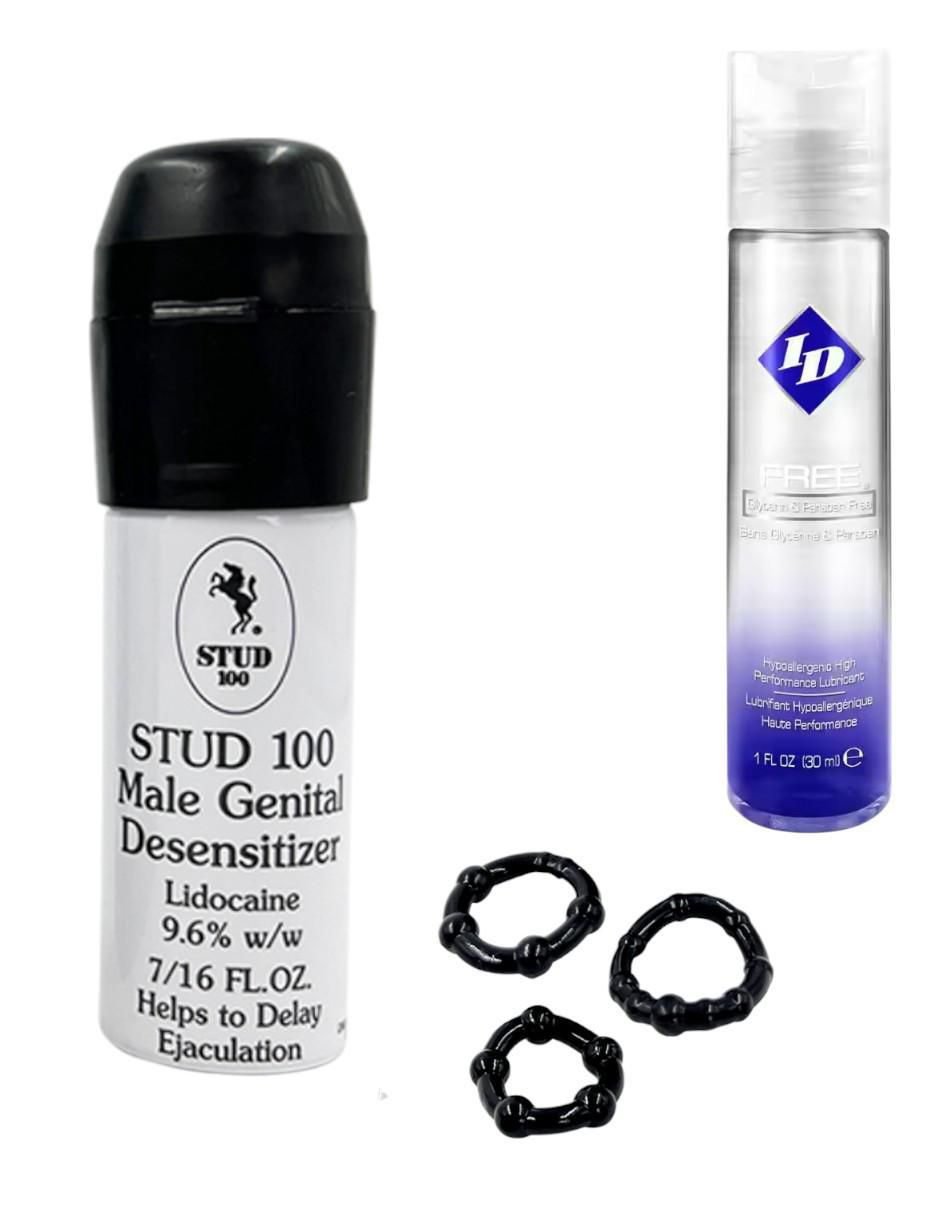 Kit Lubricante íntimo con anillos 1
