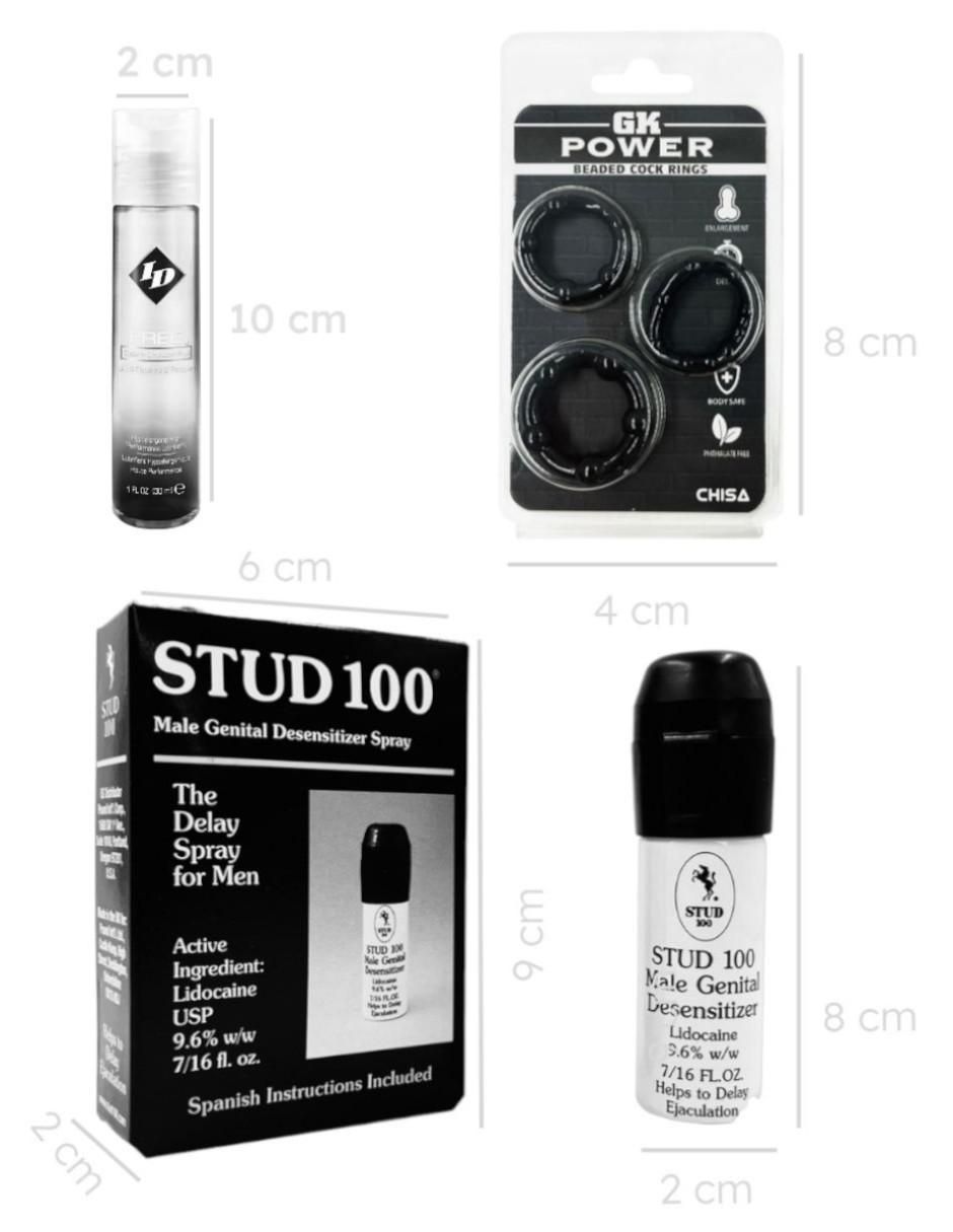 Kit Lubricante íntimo con anillos 6