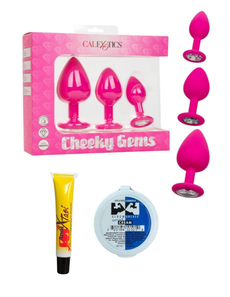 Kit plug anal con lubricante 7