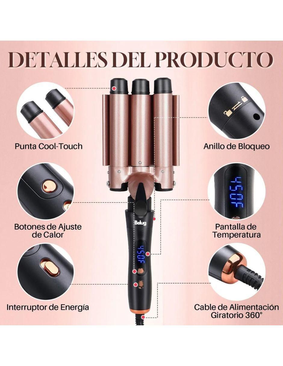 Kit rulos térmicos de cabello de cerámica - iones 2