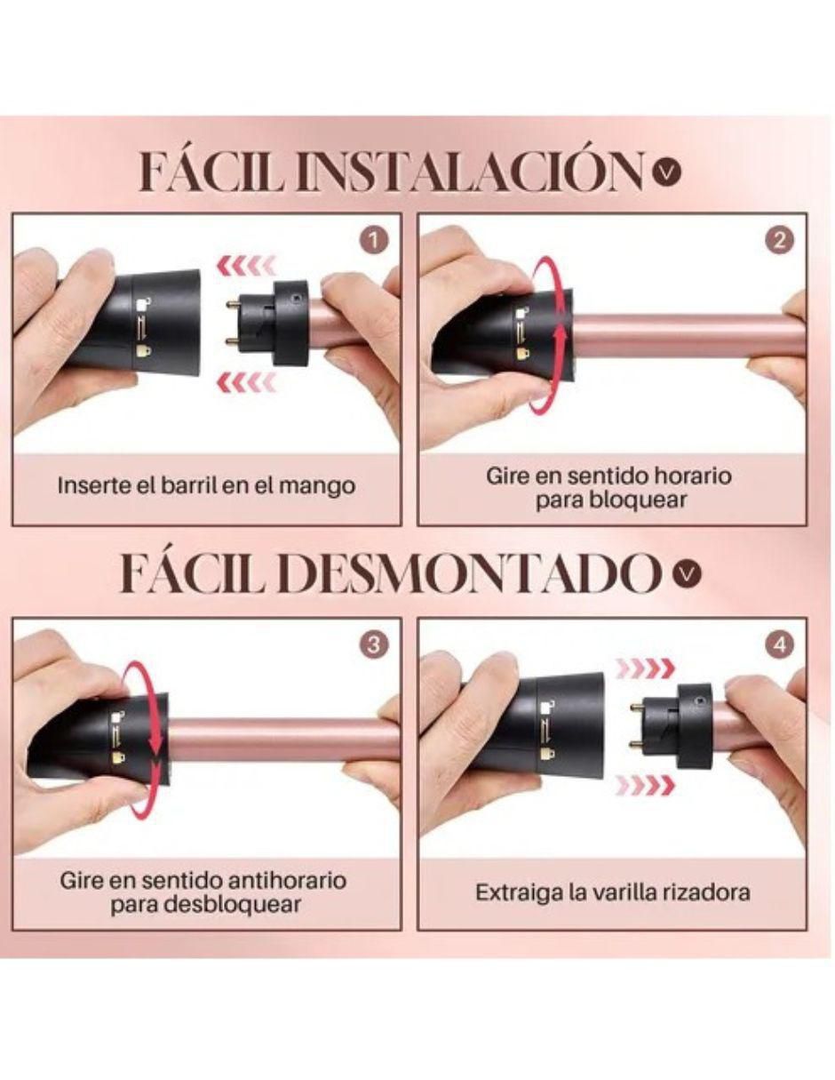Kit rulos térmicos de cabello múltiple de cerámica 3