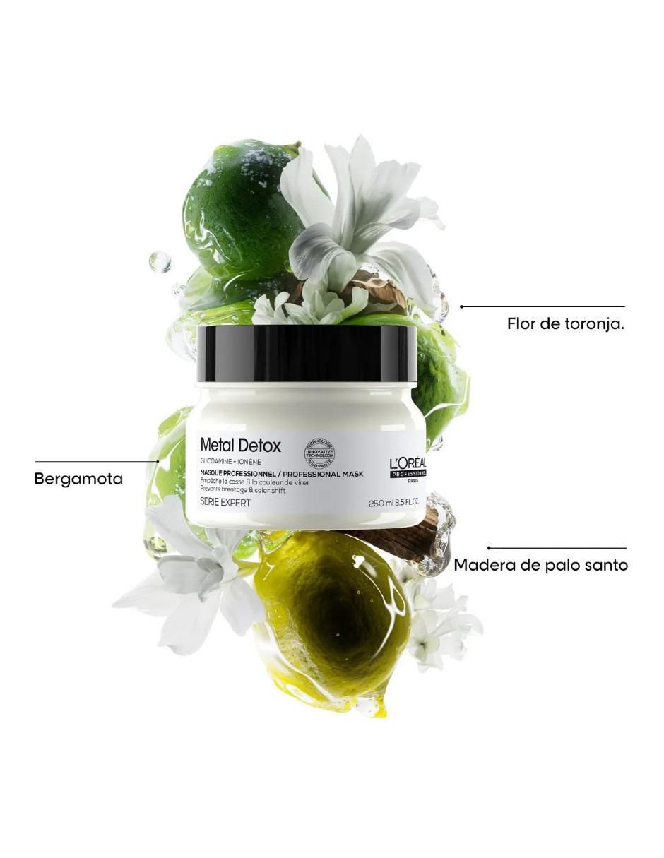 Crema para cabello maltratado L´oreal Professionnel Metal Detox para desintoxicar 2
