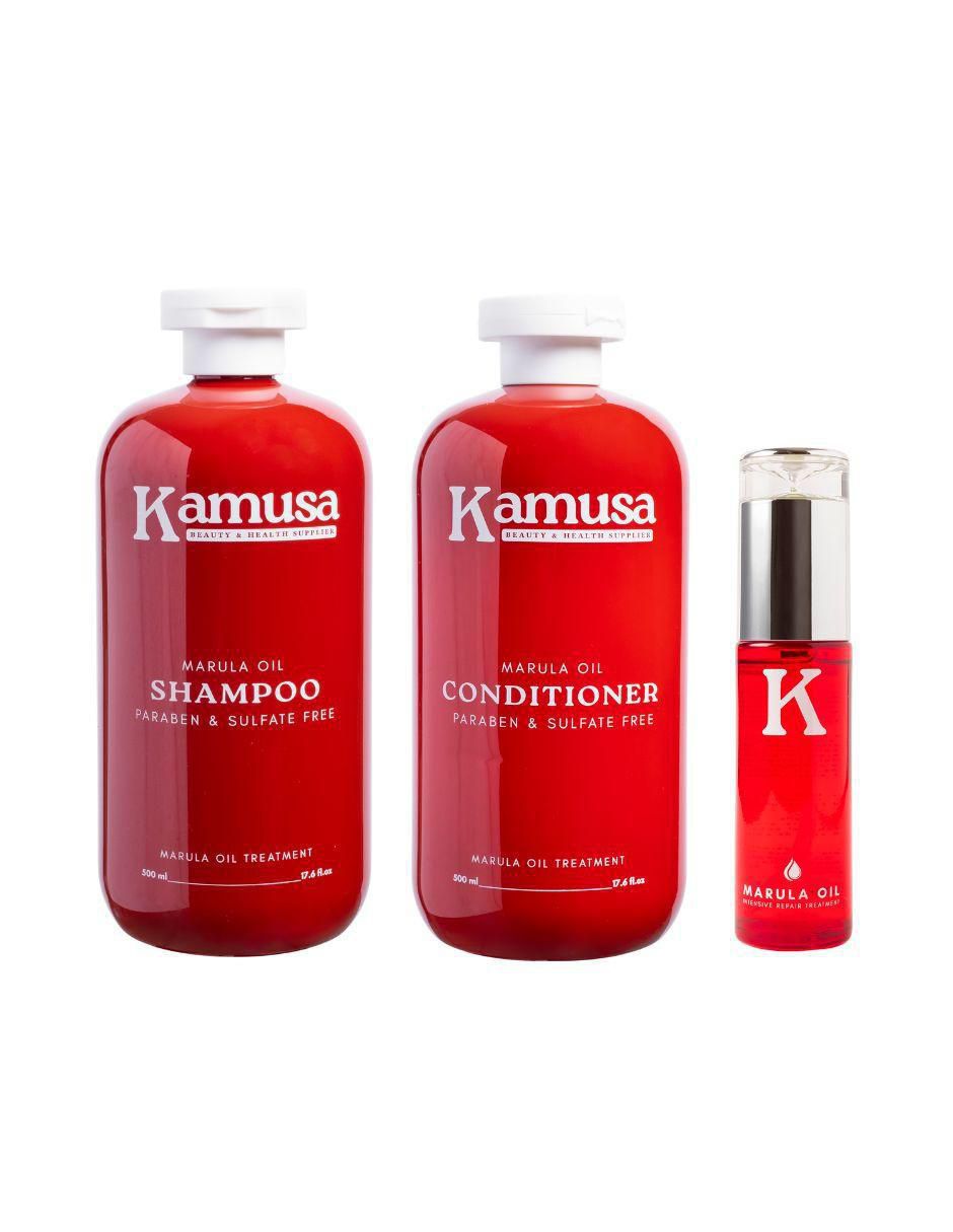 Tratamiento capilar Marula Ritual kit reparador nutrición e hidratación profunda