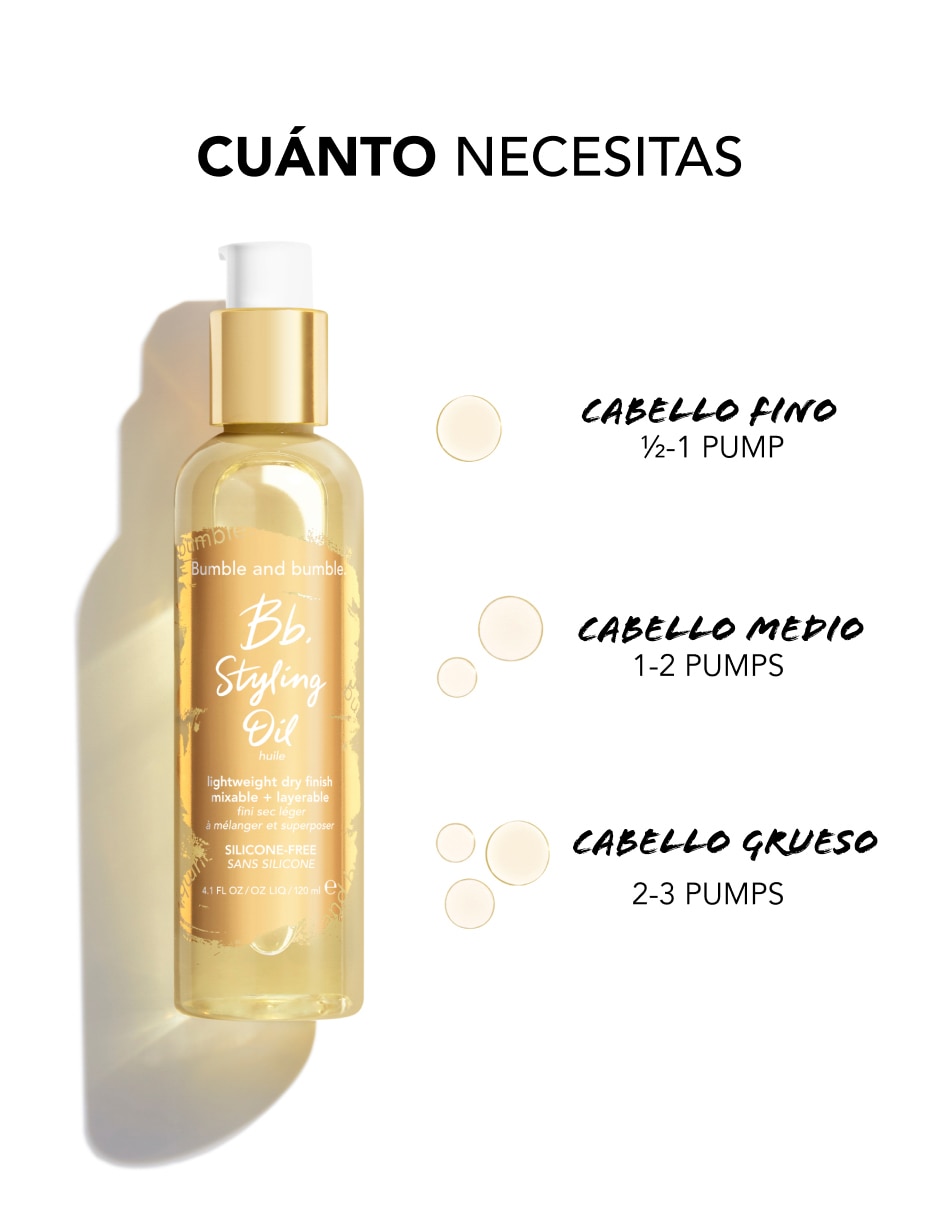 Aceite para cabello seco Styling Oil 120 ml 12
