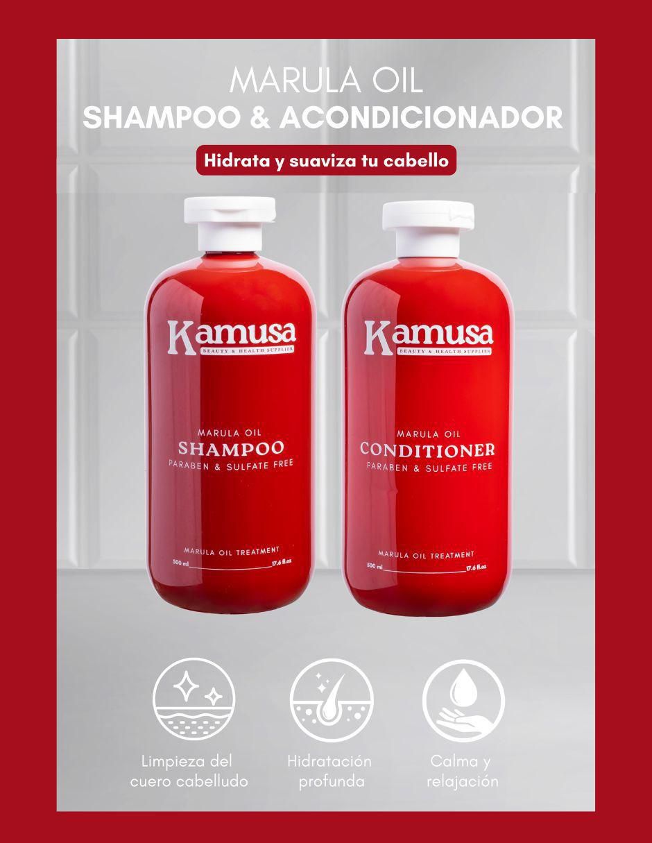 Set capilar Reparación Y Nutrición Profunda Aceite De Marula para todo tipo 2 piezas 3
