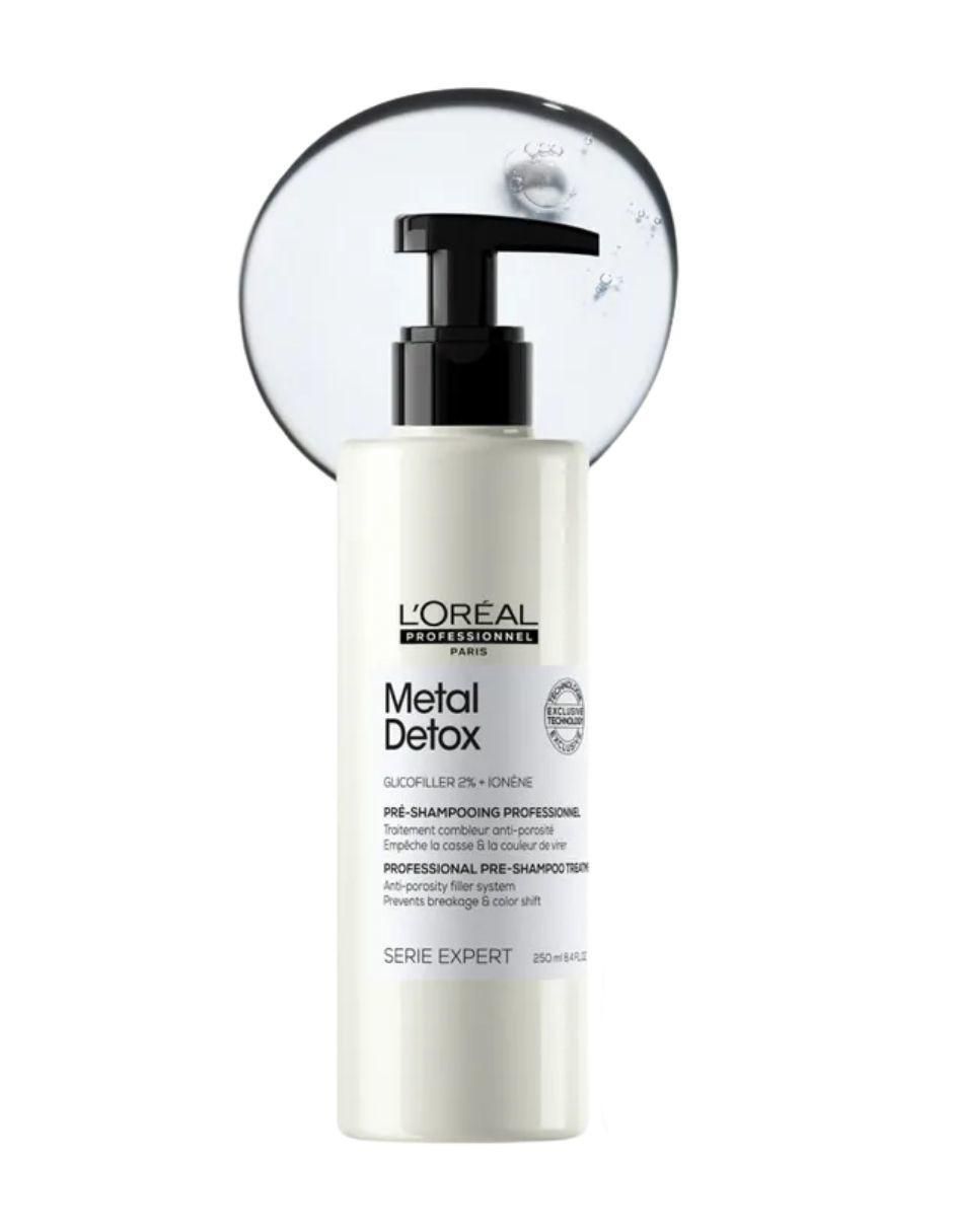 Tratamiento capilar pre-shampoo reparador Metal Detox 3